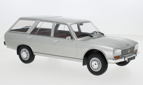 Peugeot 504 Break 1976 Zilver - 1:18